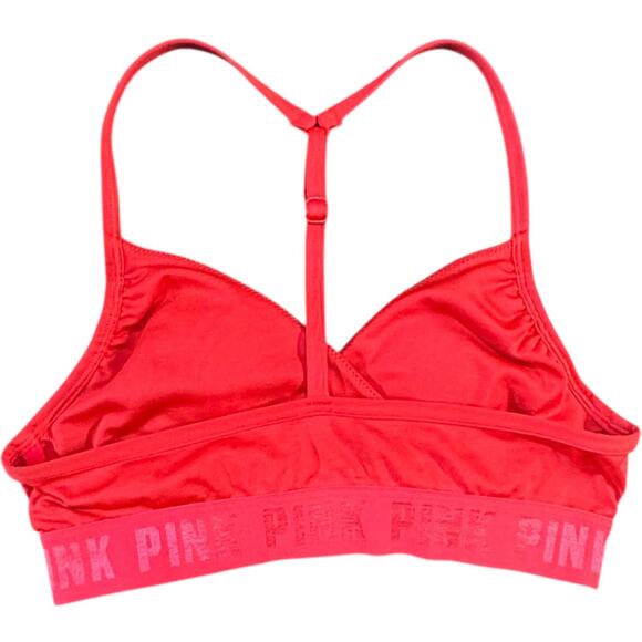 Victoria's Secret Pink Racerback Criss-Cross Front Bikini Top Red XXS - Picture 6 of 6